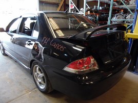 2004 MITSUBISHI LANCER OZ RALLY BLACK 2.0L MT 183857